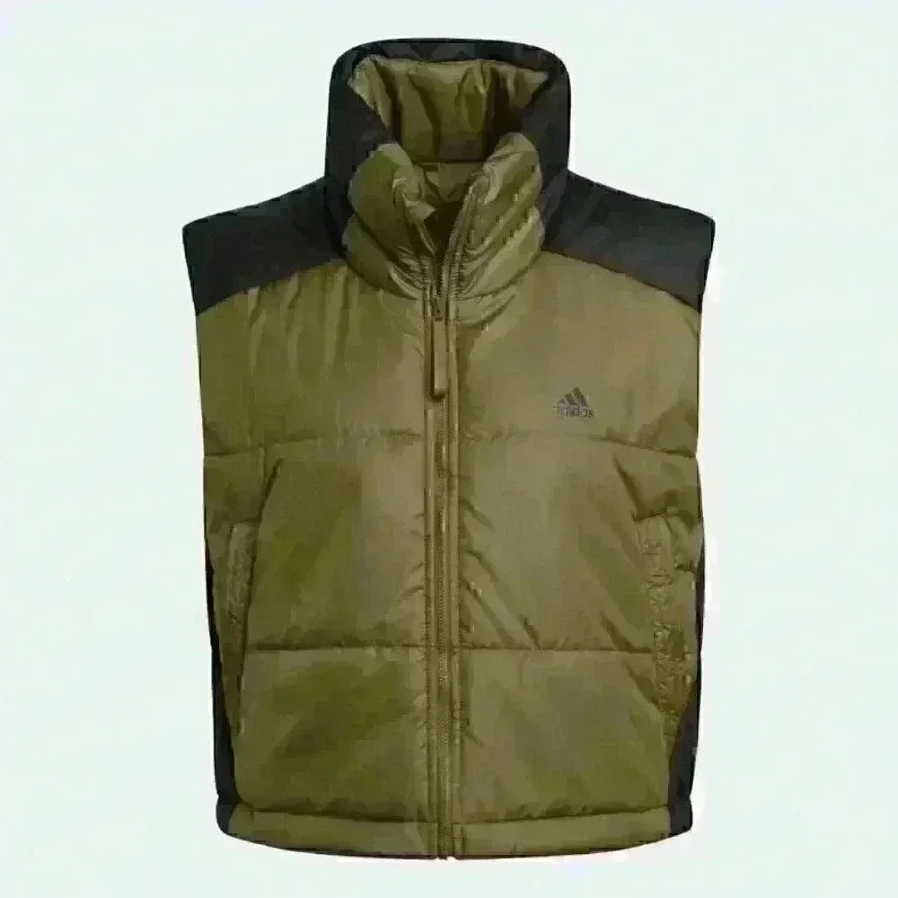NEW! Adidas Women's XL Sportswear 3-Stripes Insulated Zip Vest
